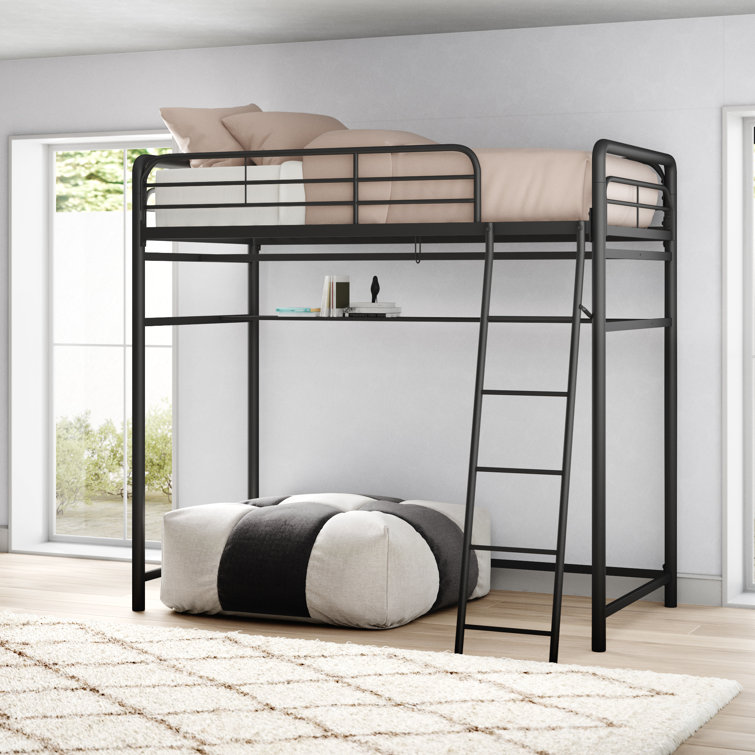 Mack & Milo™ Adonis Twin Loft Bed with Shelves by Mack & Milo